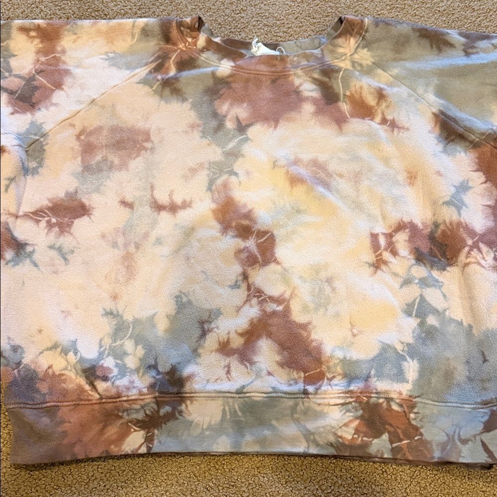 Project Social T Mauve & Grey Tie-Dye Crewneck Sweatshirt – Size L - Picture 2 of 6